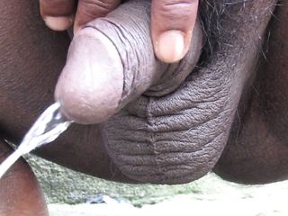 Indian Ebony Beggar No Way Jos‚ Piss To Breath In The Flesh Outdoors